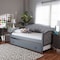 Baxton Studio Marlie Grey Grey Finished Wood Twin Size Daybed with Trundle 158-9629 - alternate 3